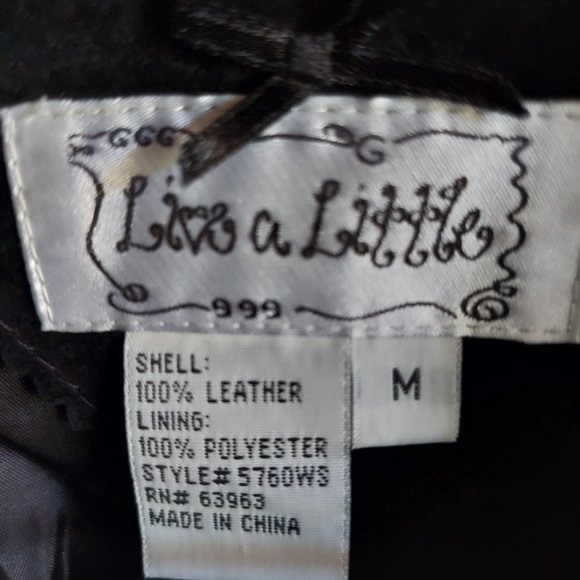 Black Suede Leather Jacket - Picture 2 of 3